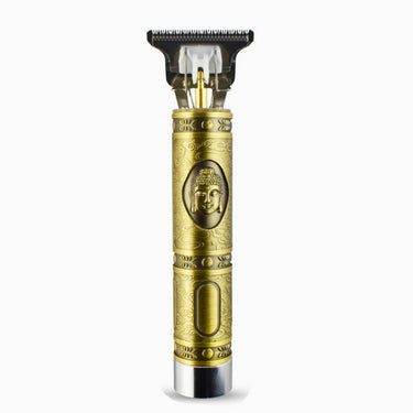 Maxtop MP-98 Hair Trimmer – Metal Body, 120 Min Runtime, 4 Length Settings, Stylish Grooming Tool (Gold)